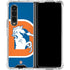 NFL Denver Broncos Retro Logo Galaxy Z Fold4 5G Clear Case