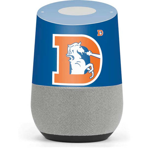 NFL Denver Broncos Retro Logo Google Home Skin