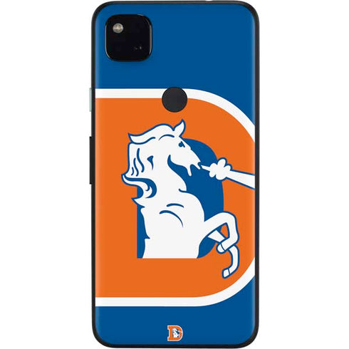 NFL Denver Broncos Retro Logo Google Pixel 4a Skin