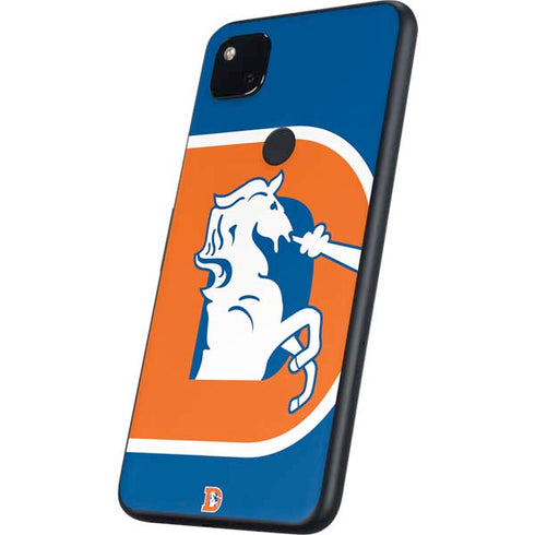 NFL Denver Broncos Retro Logo Google Pixel 4a Skin