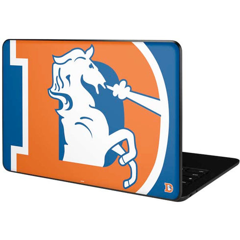NFL Denver Broncos Retro Logo Google Pixelbook Go Skin