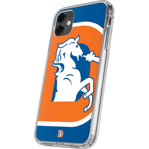 NFL Denver Broncos Retro Logo iPhone 11 Clear Case