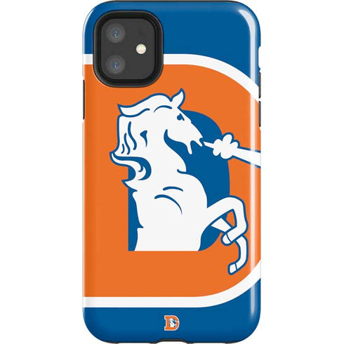 NFL Denver Broncos Retro Logo iPhone 11 Impact Case
