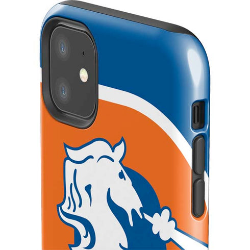NFL Denver Broncos Retro Logo iPhone 11 Impact Case