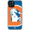 NFL Denver Broncos Retro Logo iPhone 11 Pro Clear Case