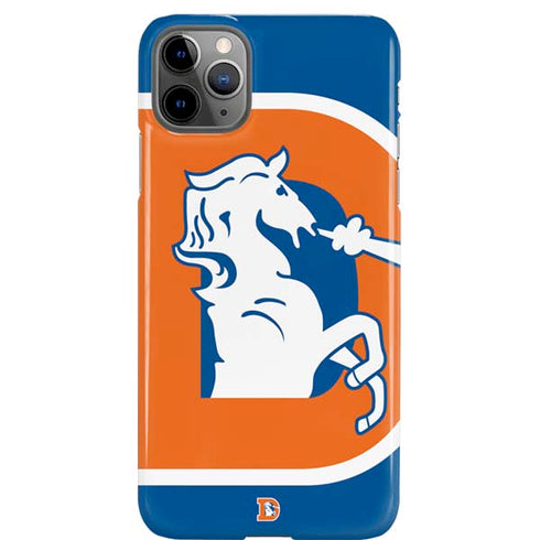 NFL Denver Broncos Retro Logo iPhone 11 Pro Max Lite Case