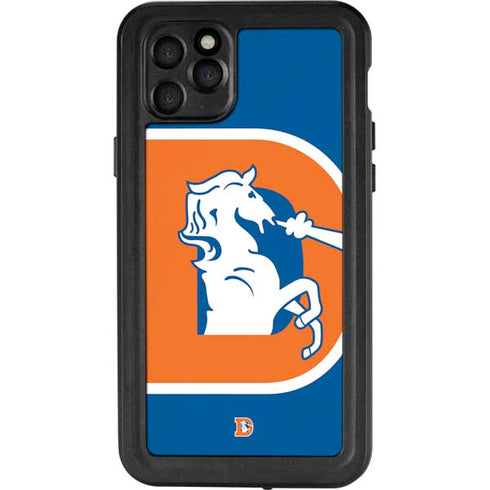 NFL Denver Broncos Retro Logo iPhone 11 Pro Max Waterproof Case