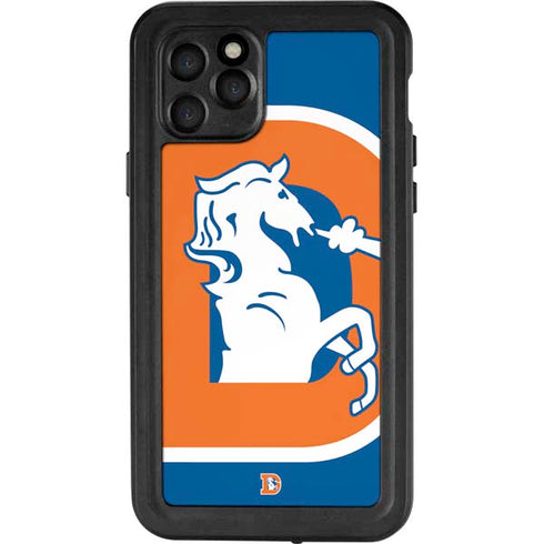 NFL Denver Broncos Retro Logo iPhone 11 Pro Waterproof Case