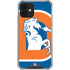 NFL Denver Broncos Retro Logo iPhone 12 Clear Case