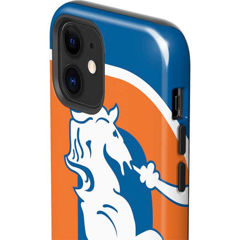 NFL Denver Broncos Retro Logo iPhone 12 Impact Case