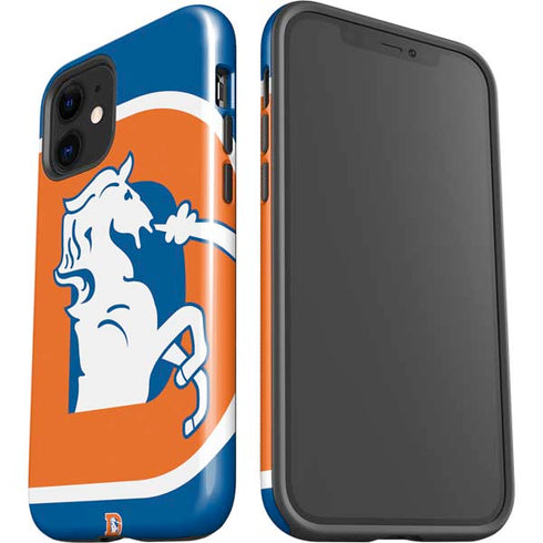 NFL Denver Broncos Retro Logo iPhone 12 Impact Case