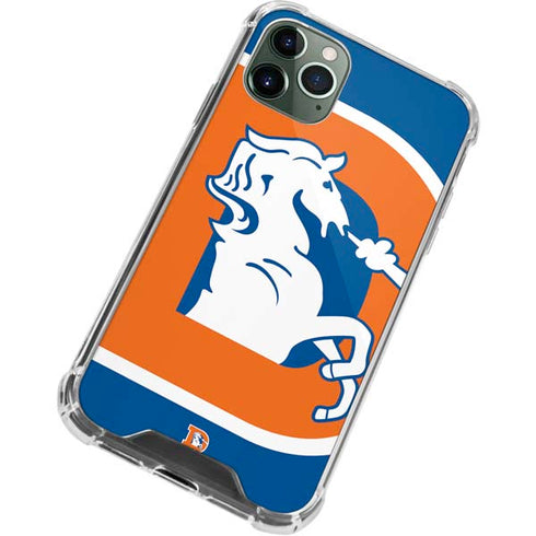 NFL Denver Broncos Retro Logo iPhone 12 Pro Max Clear Case
