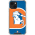 NFL Denver Broncos Retro Logo iPhone 13 Mini Clear Case