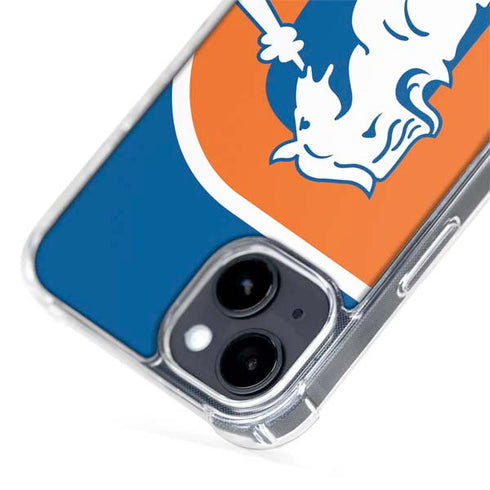 NFL Denver Broncos Retro Logo iPhone 15 Plus MagSafe Case
