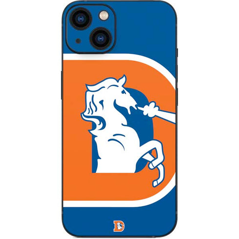 NFL Denver Broncos Retro Logo iPhone 14 Plus Skin