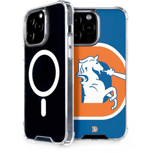 NFL Denver Broncos Retro Logo iPhone 14 Pro Max MagSafe Case