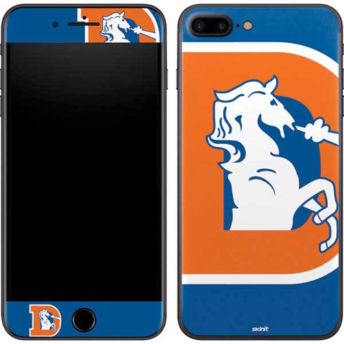 NFL Denver Broncos Retro Logo iPhone 8 Plus Skin
