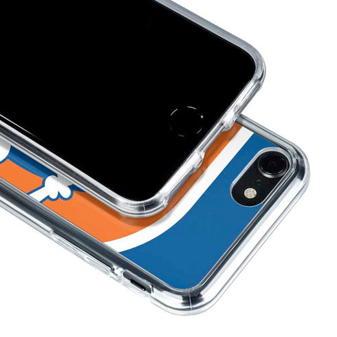 NFL Denver Broncos Retro Logo iPhone SE (2nd & 3rd Gen) Clear Case