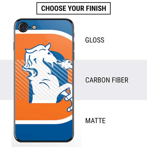 NFL Denver Broncos Retro Logo iPhone SE (2nd & 3rd Gen) Skin