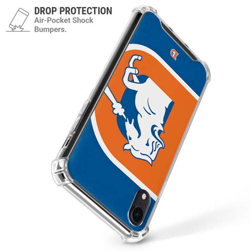 NFL Denver Broncos Retro Logo iPhone XR Clear Case