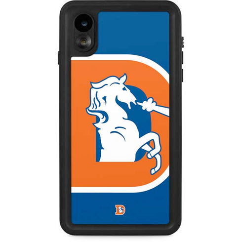 NFL Denver Broncos Retro Logo iPhone XR Waterproof Case