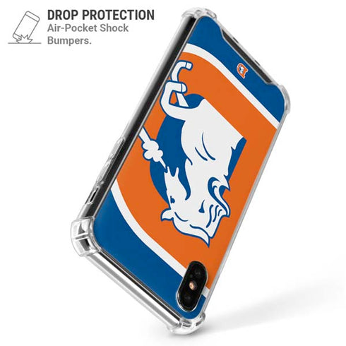 NFL Denver Broncos Retro Logo iPhone XS Max Clear Case