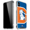 NFL Denver Broncos Retro Logo iPhone XS Max Clear Case