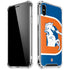 NFL Denver Broncos Retro Logo iPhone XS Max Clear Case