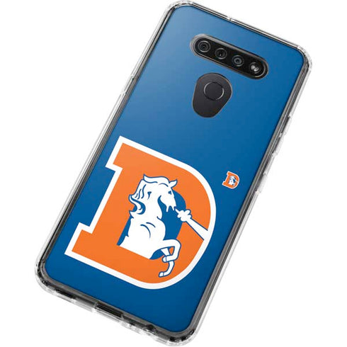 NFL Denver Broncos Retro Logo LG K51/Q51 Clear Case