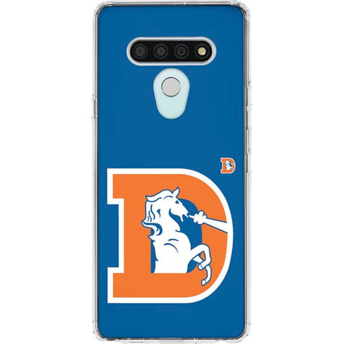 NFL Denver Broncos Retro Logo LG Stylo 6 Clear Case
