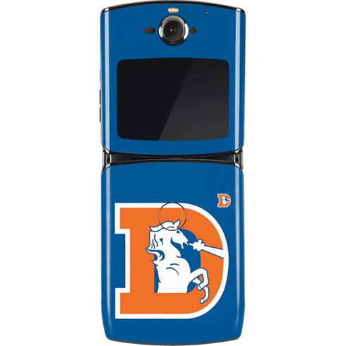 NFL Denver Broncos Retro Logo Motorola RAZR Skin