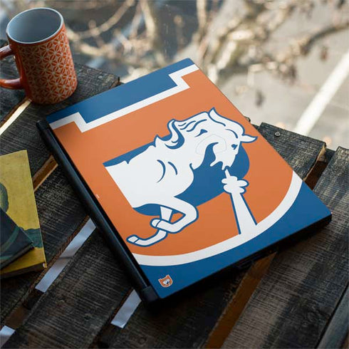 NFL Denver Broncos Retro Logo MSI GS65 Stealth Laptop Skin