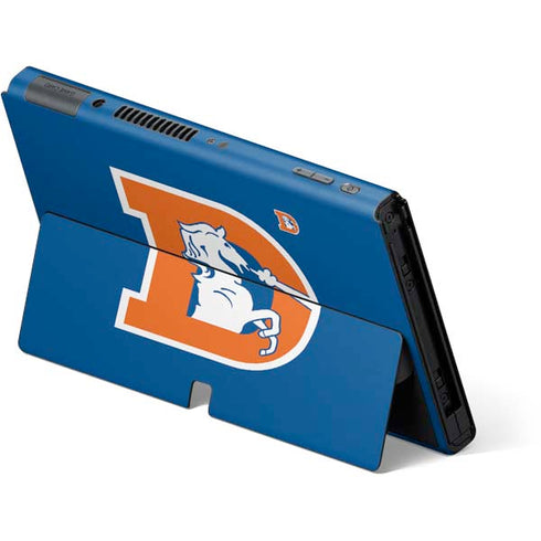 NFL Denver Broncos Retro Logo Nintendo Switch OLED (2021) Skin