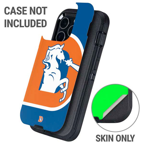 NFL Denver Broncos Retro Logo Otterbox Defender iPhone Skin