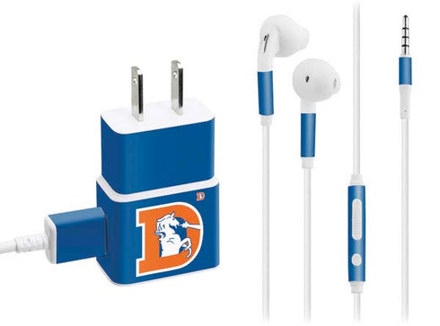 NFL Denver Broncos Retro Logo Phone Charger Skin