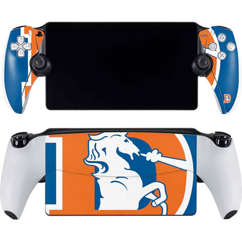 NFL Denver Broncos Retro Logo PlayStation Portal Remote Player Skin