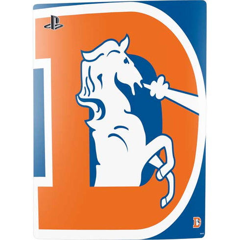 NFL Denver Broncos Retro Logo PS5 Bundle Skin