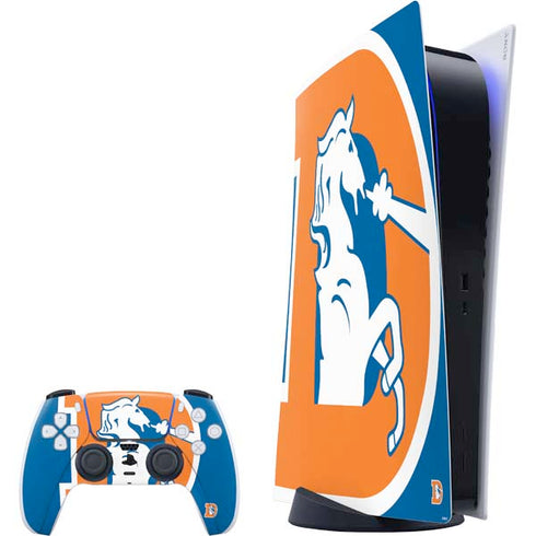 NFL Denver Broncos Retro Logo PS5 Digital Edition Bundle Skin