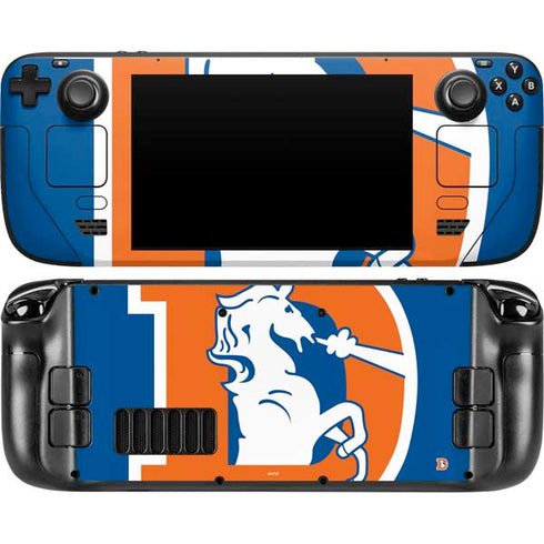 NFL Denver Broncos Retro Logo Steam Deck Handheld Gaming Computer Skin