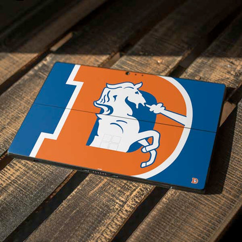 NFL Denver Broncos Retro Logo Surface Pro 6 Skin