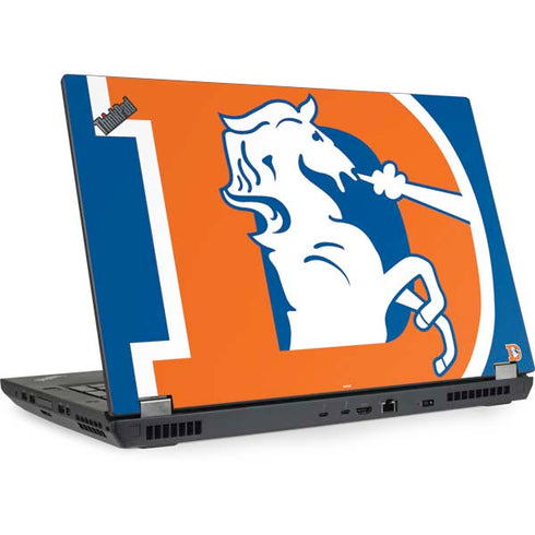 NFL Denver Broncos Retro Logo Lenovo ThinkPad Skin