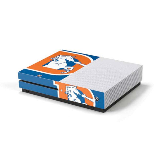 NFL Denver Broncos Retro Logo Xbox One S Console Skin