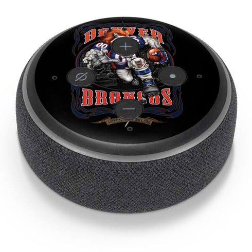 Liquid Blue NFL Denver Broncos Running Back Amazon Echo Dot Skin
