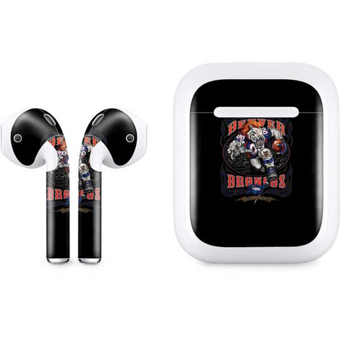 Liquid Blue NFL Denver Broncos Running Back Apple AirPods Skin