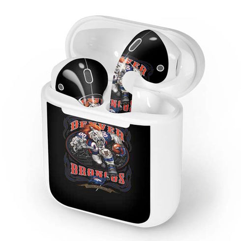 Liquid Blue NFL Denver Broncos Running Back Apple AirPods Skin