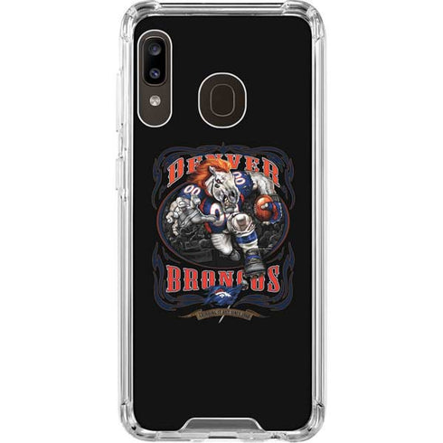 Liquid Blue NFL Denver Broncos Running Back Galaxy A30 Clear Case