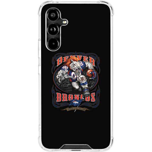 Liquid Blue NFL Denver Broncos Running Back Galaxy A54 5G Clear Case