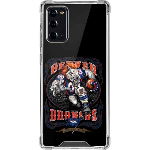 Liquid Blue NFL Denver Broncos Running Back Galaxy Note20 5G Clear Case