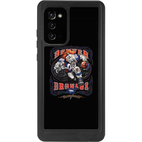 Liquid Blue NFL Denver Broncos Running Back Galaxy Note20 5G Waterproof Case