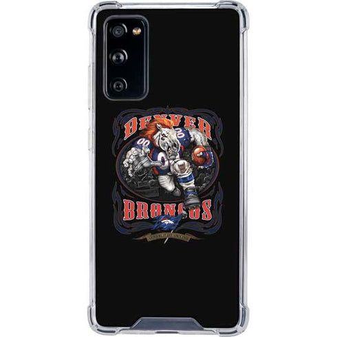 Liquid Blue NFL Denver Broncos Running Back Galaxy S20 FE Clear Case